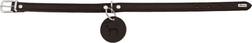 Dog collar Hunter Aalborg Chocolate M 38-47 cm