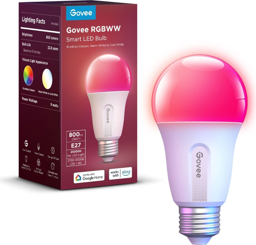 Smart Wifi&BLE Light Bulb 800lm