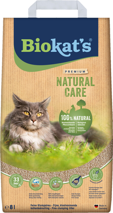 Natural Care kattesand - 8 L