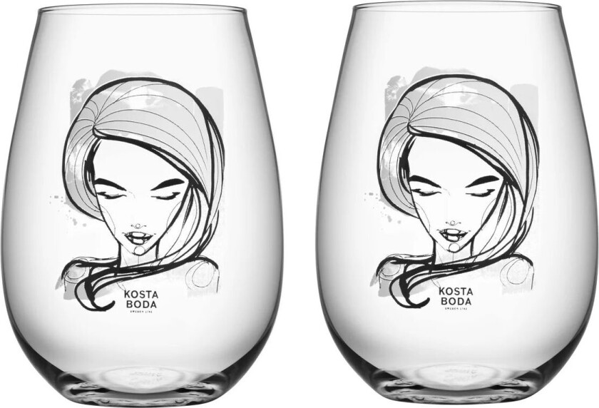 All about you glass 57 cl 2-pakk need you (hvit)