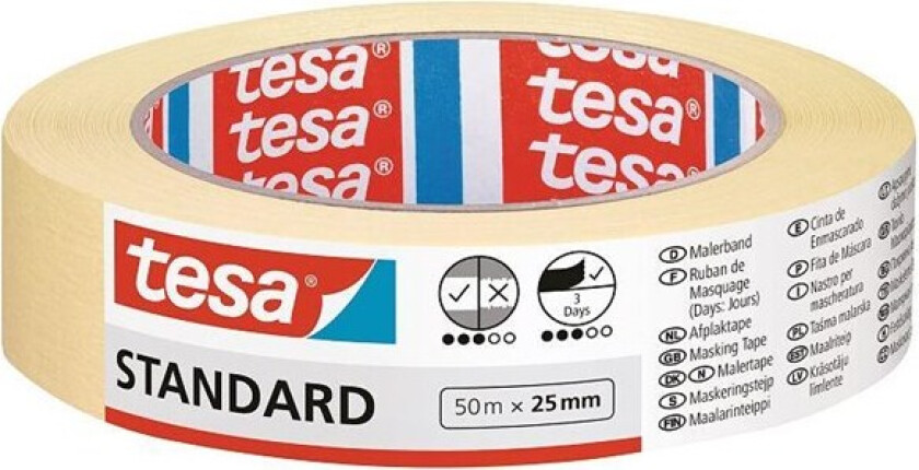 Standard Masking Tape 50 m x 50 mm