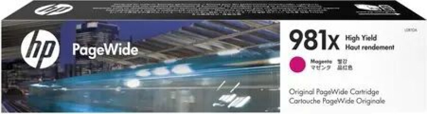 Hp Blekk Magenta 981x 10k - Pw 556dn/556xh