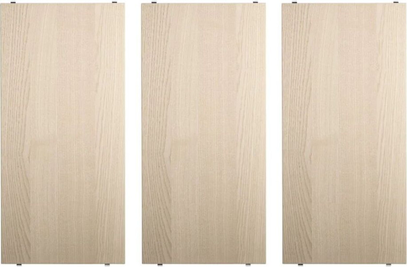 Hylleplate 58 x 30 cm (3-pakning) ) Ask