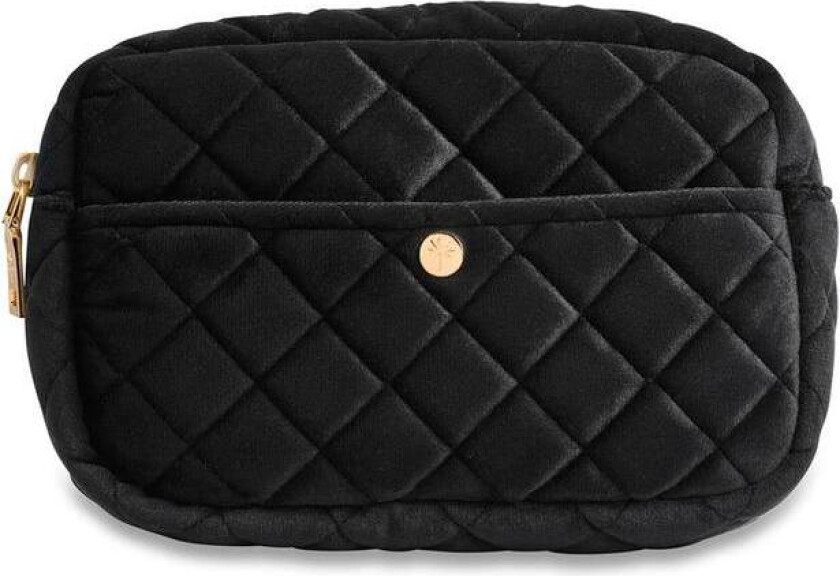 Velvet Beauty Bag Medium Black