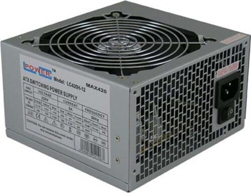 Office Series V1.3 - 420W Strømforsyning (PSU) - 420 Watt - 120 mm - 80 Plus