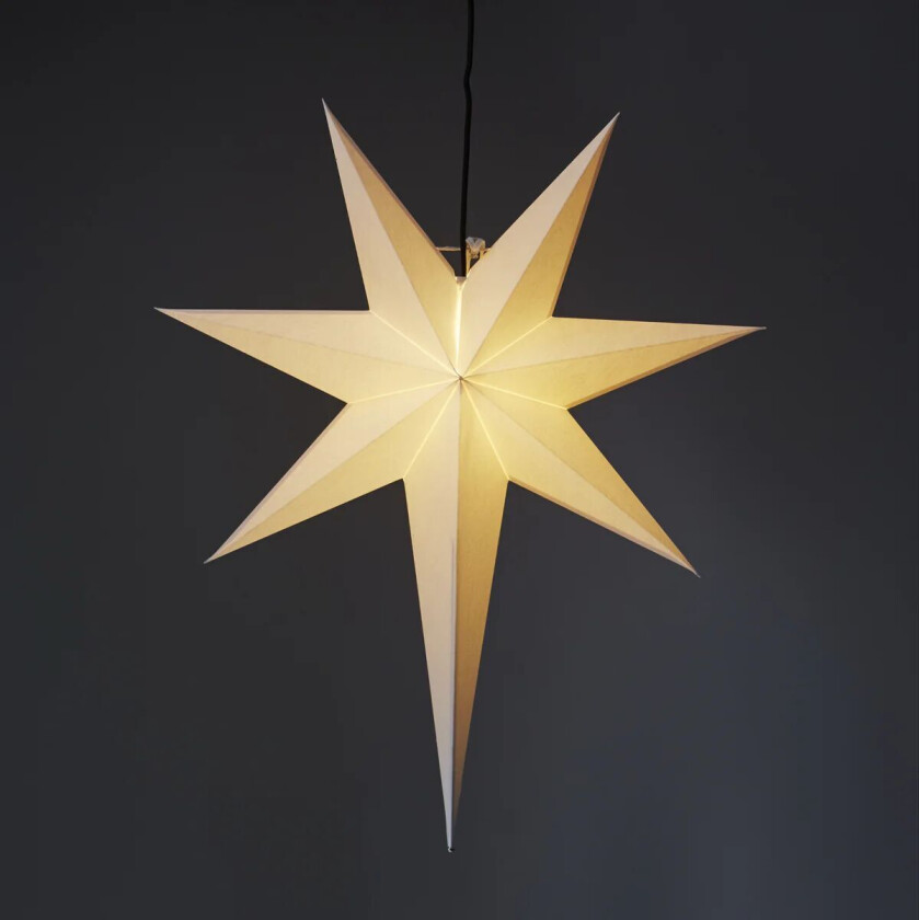 Frozen adventsstjerne 55cm - Hvit