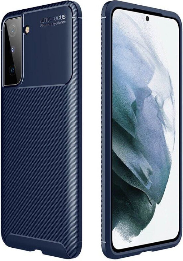 Carbon silikon deksel Samsung Galaxy S23 - Blå