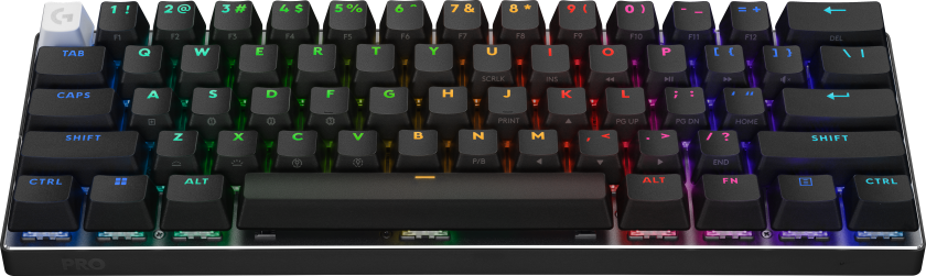 PRO X 60 LIGHTSPEED - Gamingtastatur - Uten numpad - Nordisk - Svart