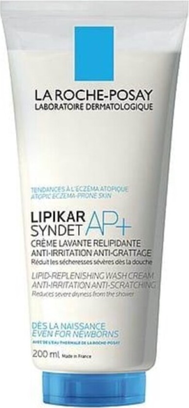 Lipikar Syndet AP+ Dusjkrem, 200 ml