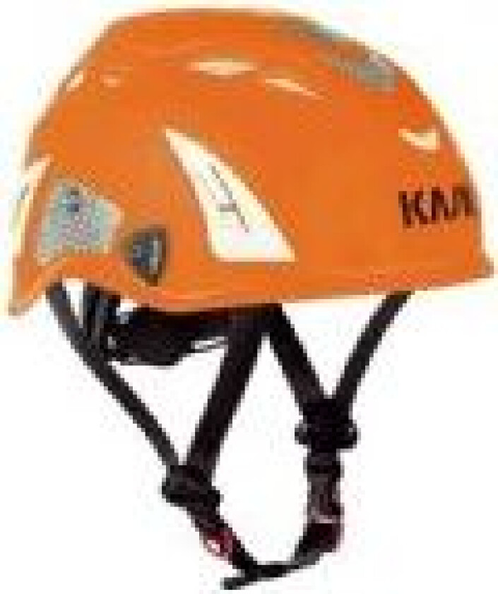 sikkerhedshjelm orange - Superplasma AQ Hi-Viz, m/ventilation & hagerem, EN 397