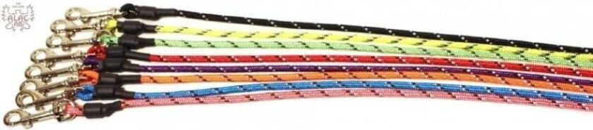 Kobbel Rund med refleks Sort 0,6 x 190 cm