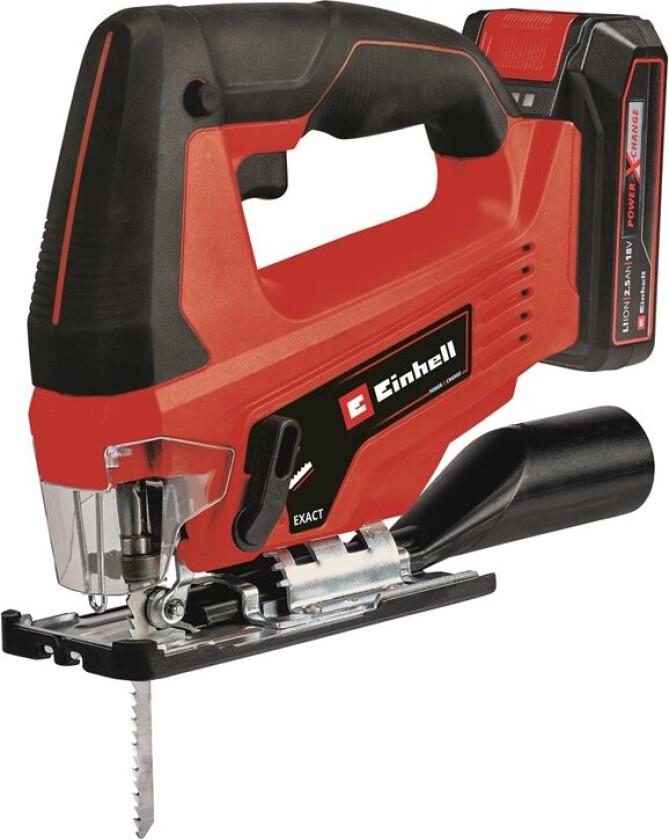 TC-JS 18 Li, Toppgrep, Sort, Rød, 45°, Laminat, Plast, Stål, Tre, 2700 spm, 7 cm