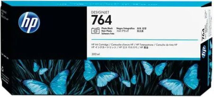 Hp Blekk Foto Svart 300ml - Dj T3500
