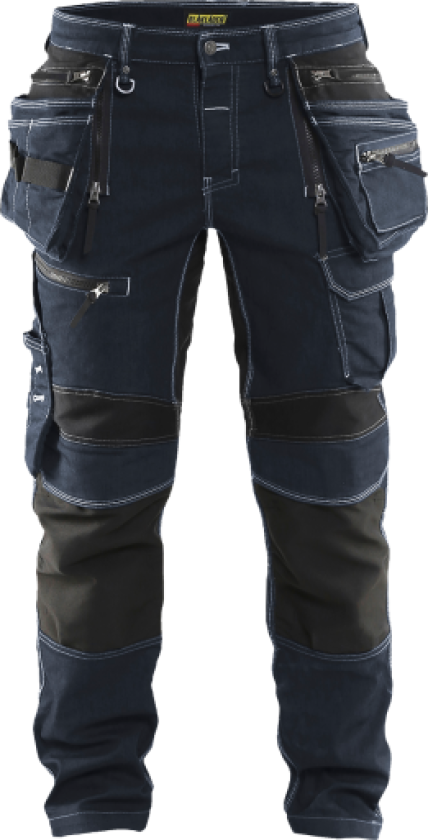 Blåkläder 199011418999C50 Håndverksbukse stretch, X19, marineblå/svart Str. C50