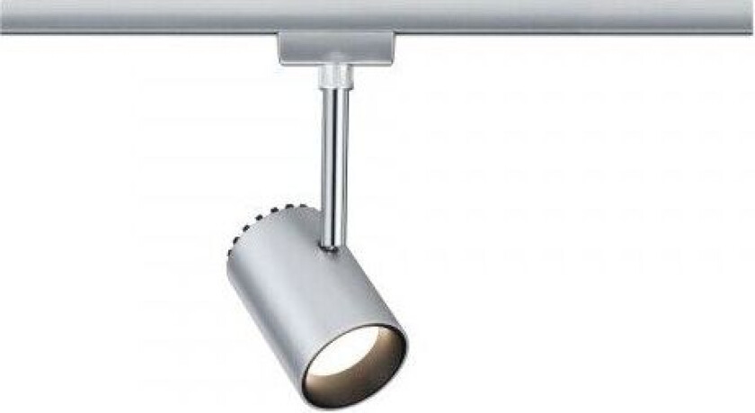 952.73, Spotlight på skinne, 1 ampuller, LED, 2700 K, 225 lm, Kromfarget