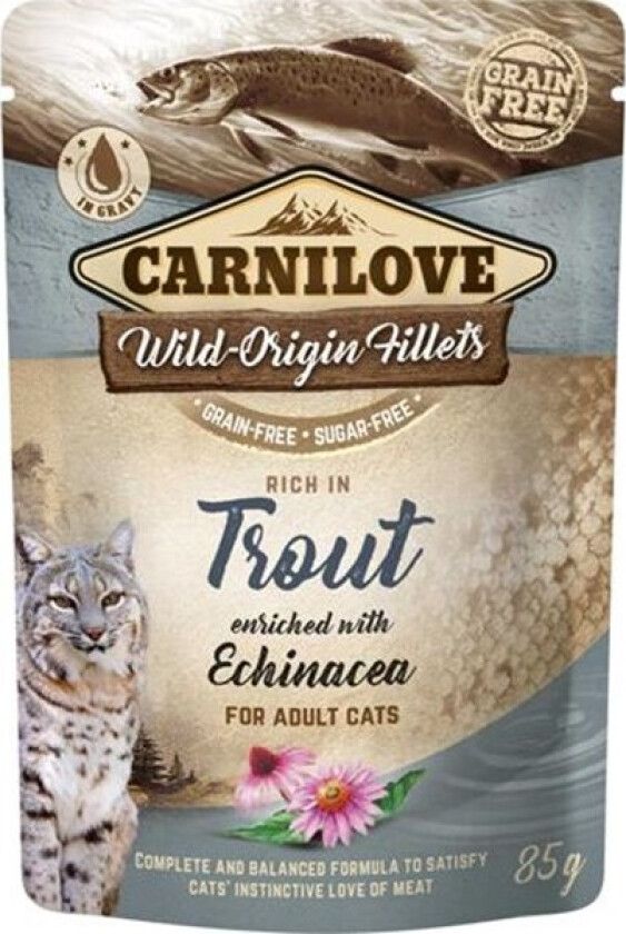 Carnilove Cat Adult Trout & Echinacea 85 g