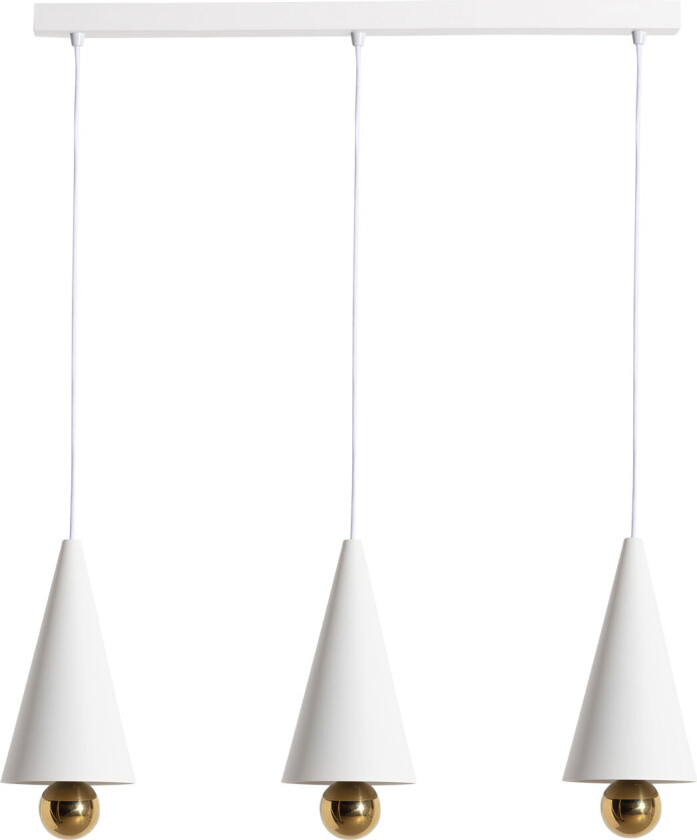 Pendant System Line Plate 3 White