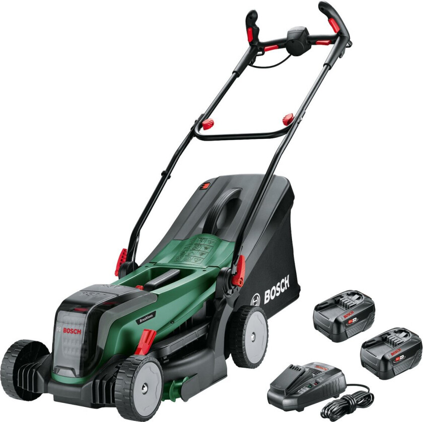 37-550, Gressklipper som man spaserer bak, 550 m², 37 cm, 2,5 cm, 7 cm, Roterende blader