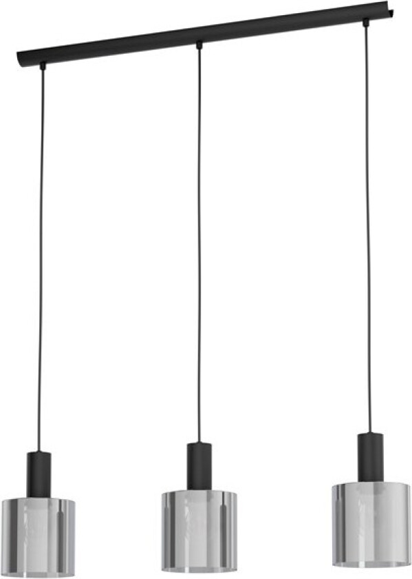 GOROSIBA pendant light black-transparent