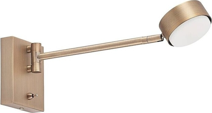 Kaylou LED-vegglampe, ekspansiv, bronse
