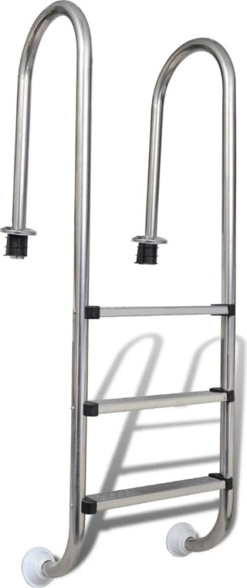 Bassengstige 3 trinn rustfritt stål 304 120 cm