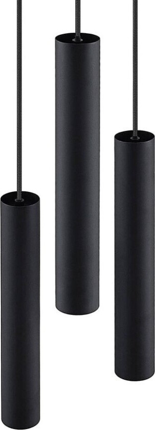 Joffrey hengelampe, 4 lyskilder, svart