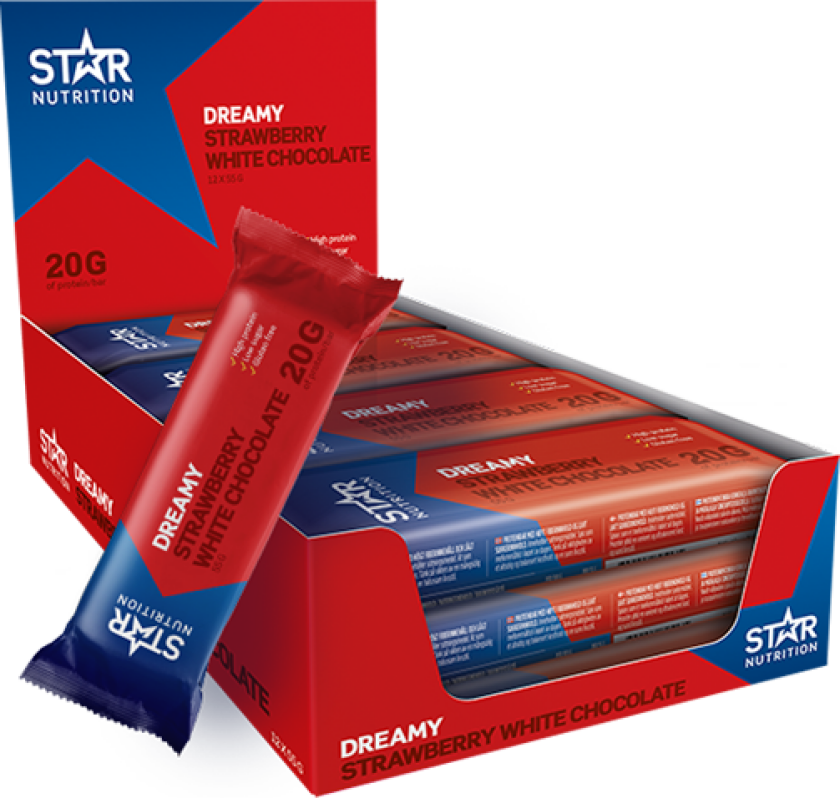 12 x Star Nutrition Protein Bar, 55g