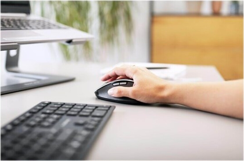 DW 9500 SLIM - Tastatur & Mussett - Belgisk - Grå