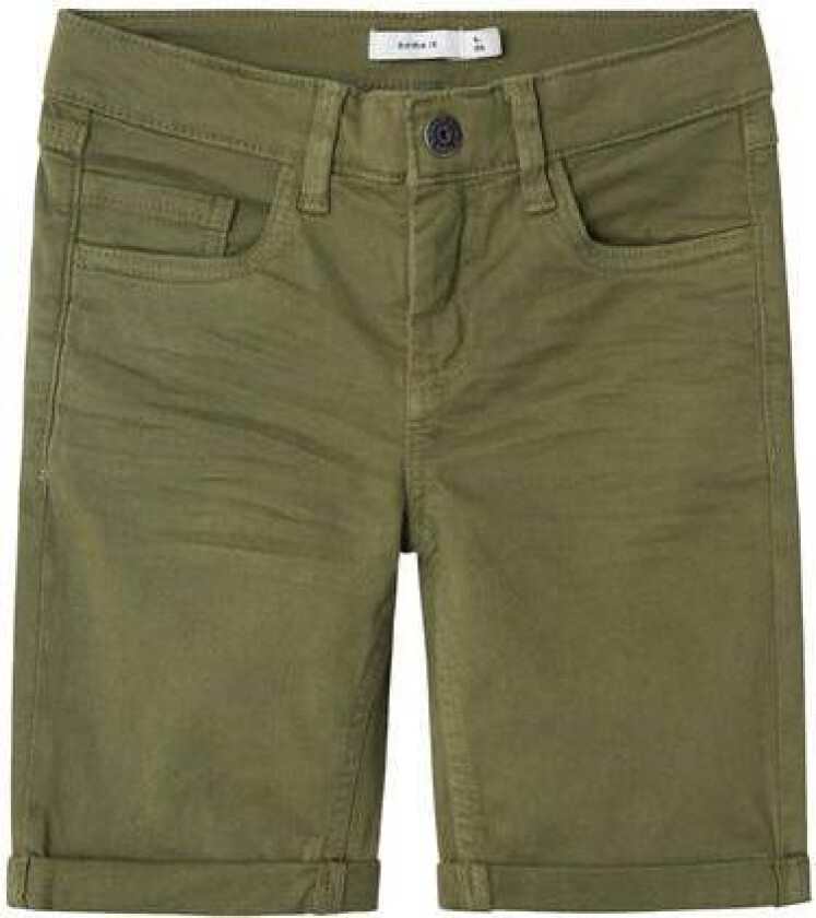 Name It Silas 9587 Shorts Til Barn, Deep Lichen Green