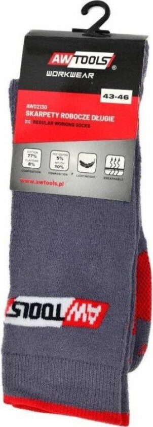 AWTools AWTOOLS LANGE SOKKER STØRRELSER 39-42 AW02120 AWTOOLS
