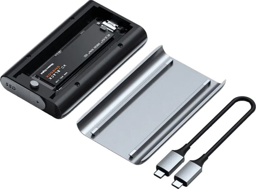 Ssd Pro Cabinet M.2 Thunderbolt 4, Usb4 Grå