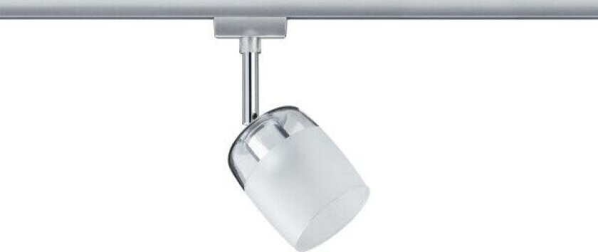 953.38, Spotlight på skinne, G9, 1 ampuller, 230 V, Kromfarget