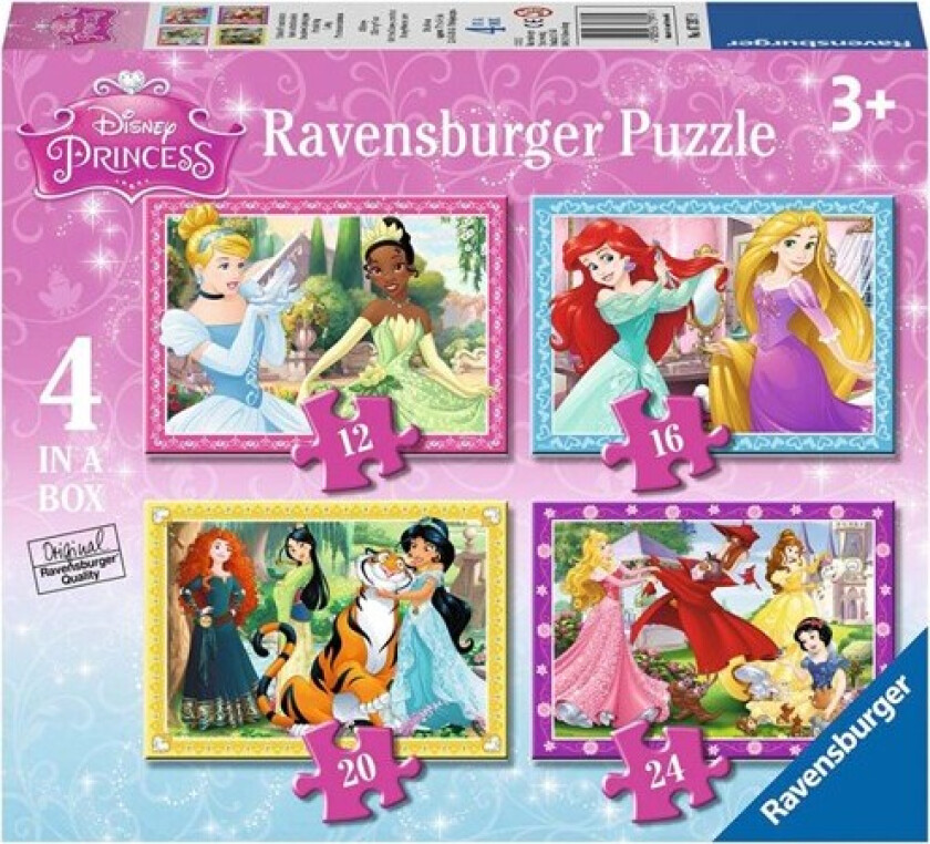 Disney Princess puzzle 4 in 1