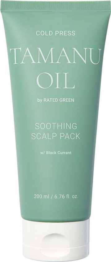 Rated Green Cold Press Tamanu Oil Soothing Scalp Pack W/ Black Currant