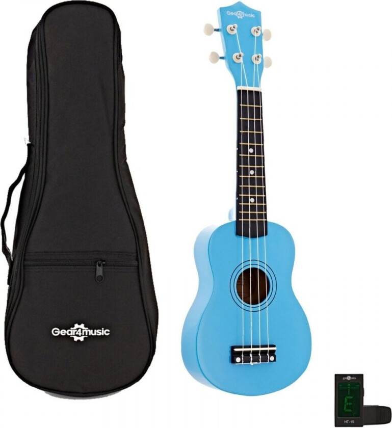 Gear4Music Ukulelepakke fra Gear4music Blå