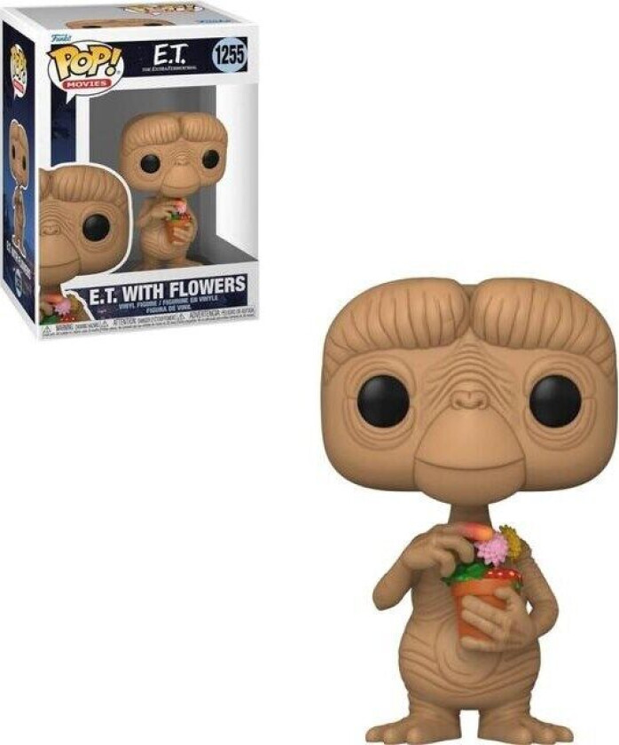 ! POP VINYL E.T. 40th E.T. w/ flowers