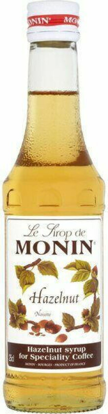 Monin Sirup Hasselnød / Hasselnøtt Fl 25