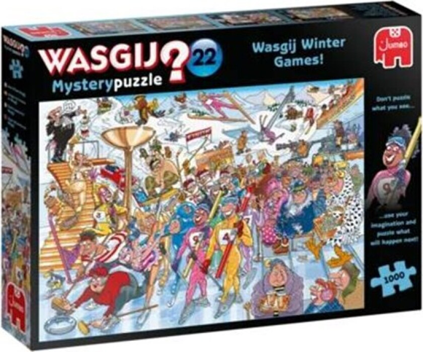 Wasgij Mystery 22 Wasgij Winter Games! Puslespill 1000 brikker, Jumbo