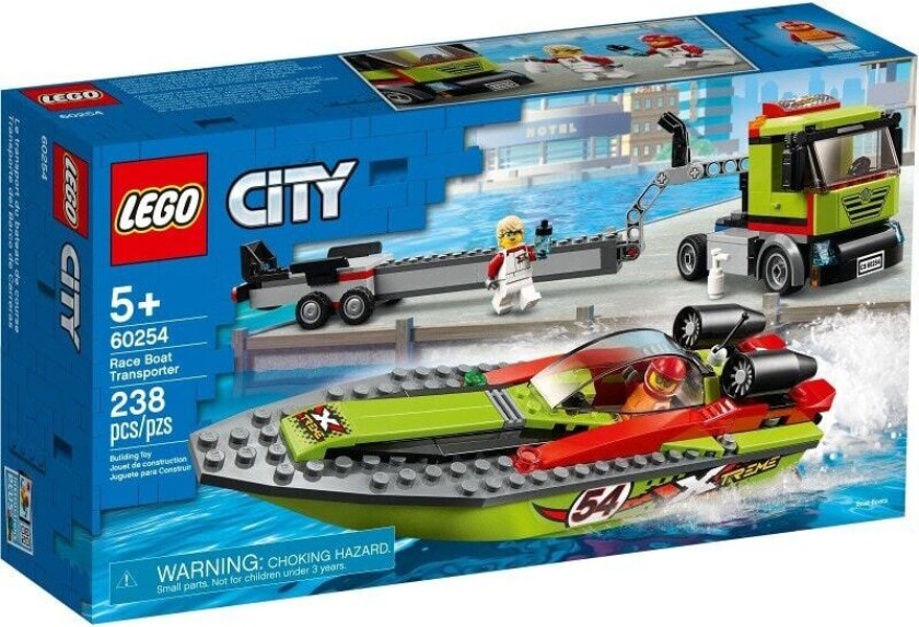 Lego 60254 Racerbåt og trailer