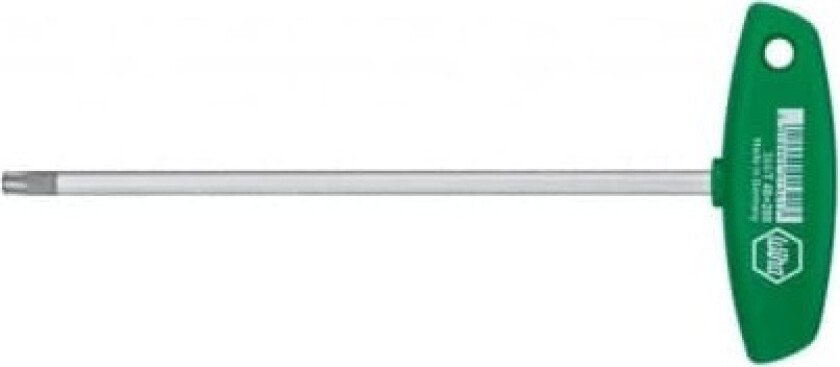 01331, L-torx-nøkkel, T15, Grønn, Metallisk, Kromvanadiumstål, 80 mm, 226 mm