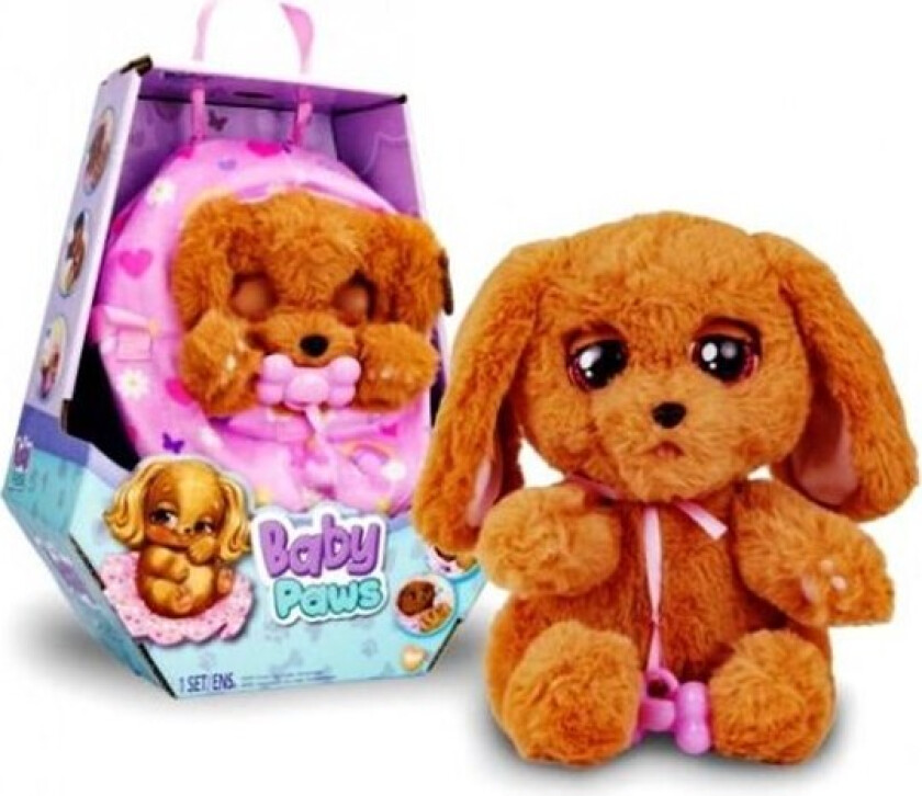 Baby Paws Interaktiv Plysbamse - Cocker Spaniel Maggie