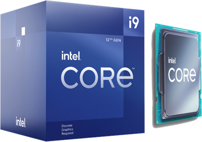 Core i9-12900F Alder Lake Prosessor/CPU - 12 kjerner - 2.4 GHz -  LGA1700 -  Boks (med kjøler)