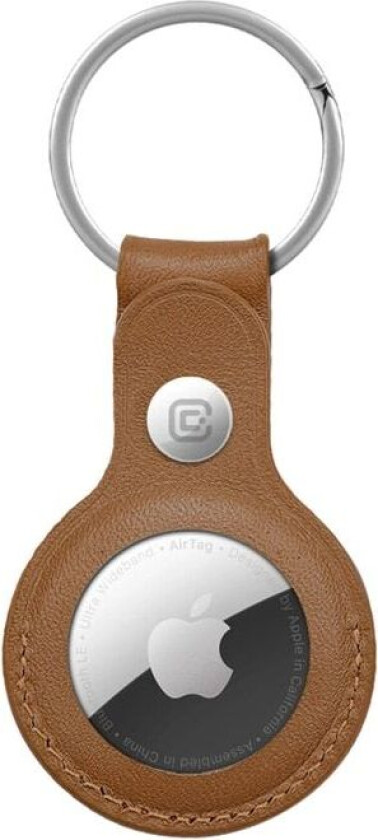 Leather Case with Key Ring Skórzany brelok do Apple AirTag (brązowy)