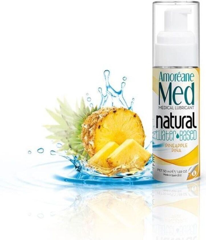 Vannbasert glidemiddel Ananas 50 ml