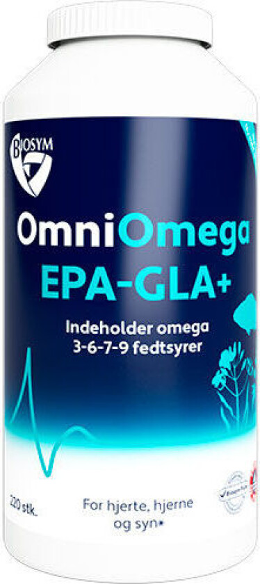 OmniOmega EPA-GLA+ - 220 Kapslar
