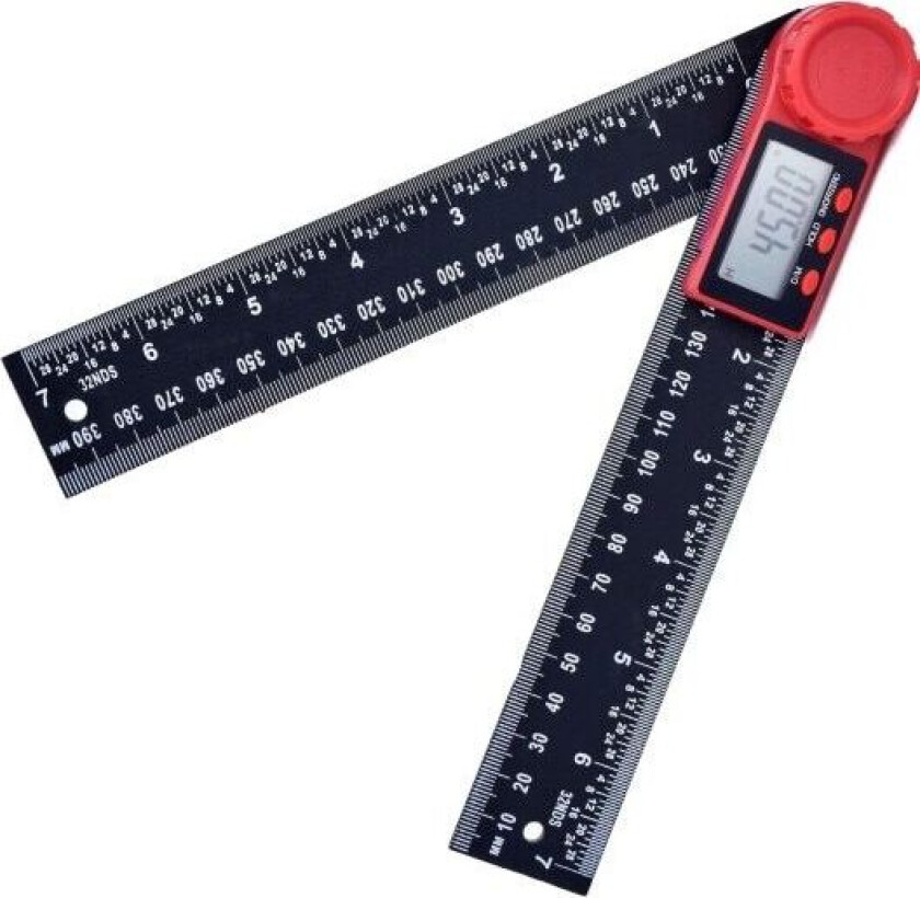 200mm 8” Digital Angle Finder Linjal Protractor Inclinometer Elektron Goniometer Vinkel Lengde Måle verktøy