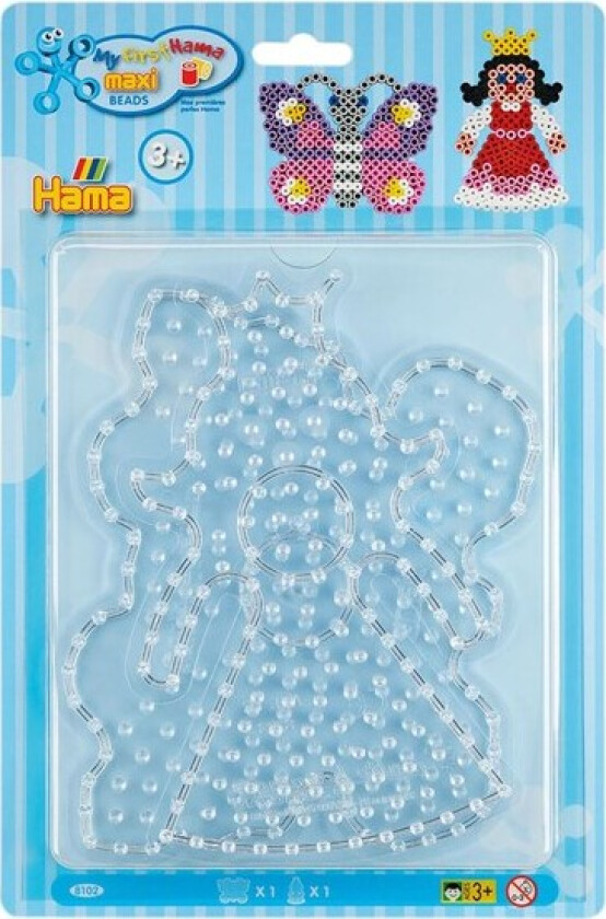 Iron on Bead Plates Maxi - Butterfly and Prin