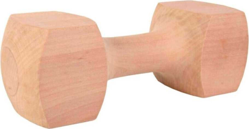 Toy for dogs Wooden retrieving dumbbell, angular, approx. 1,000 g