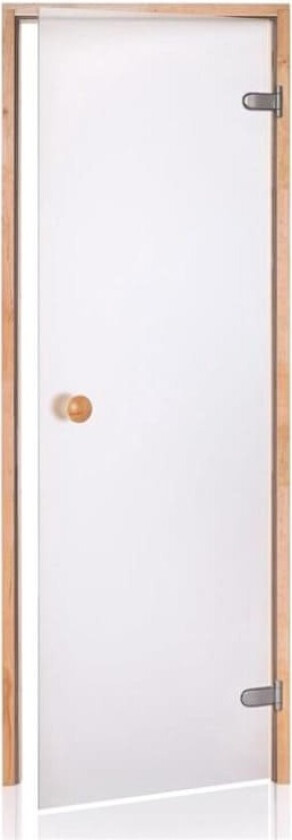 Sauna Door Eco 7X19 Clear Glass. Pine