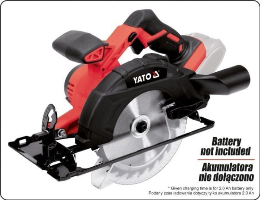 Bilde av SIRKELSAG 165mm 18V UTEN BATTERIER OG LADER - Uten batteri og opplader